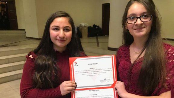 TÜBİTAK Proje Yarışmalarında İMKB Anadolu Lisesi Türkiye Finallerinde