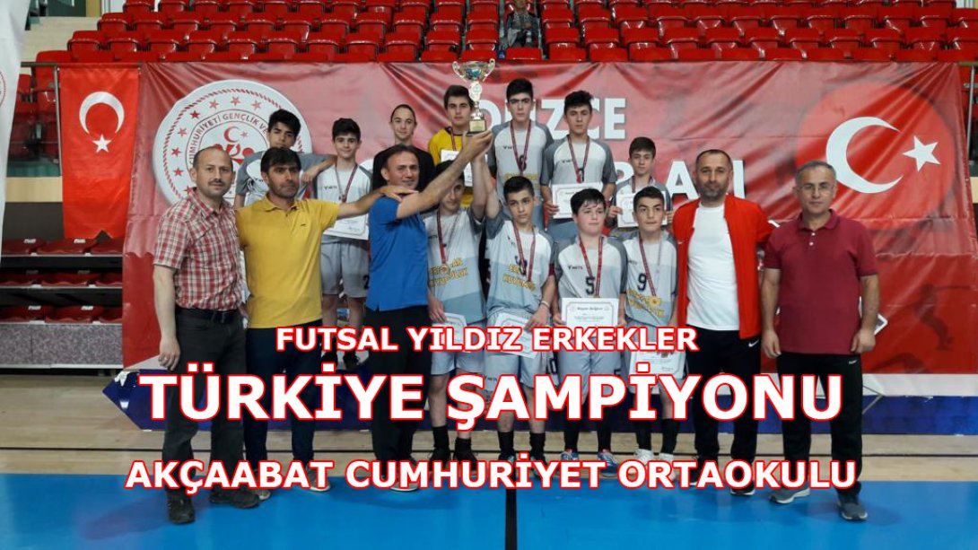 Türkiye Şampiyonu Akçaabat Cumhuriyet Ortaokulu