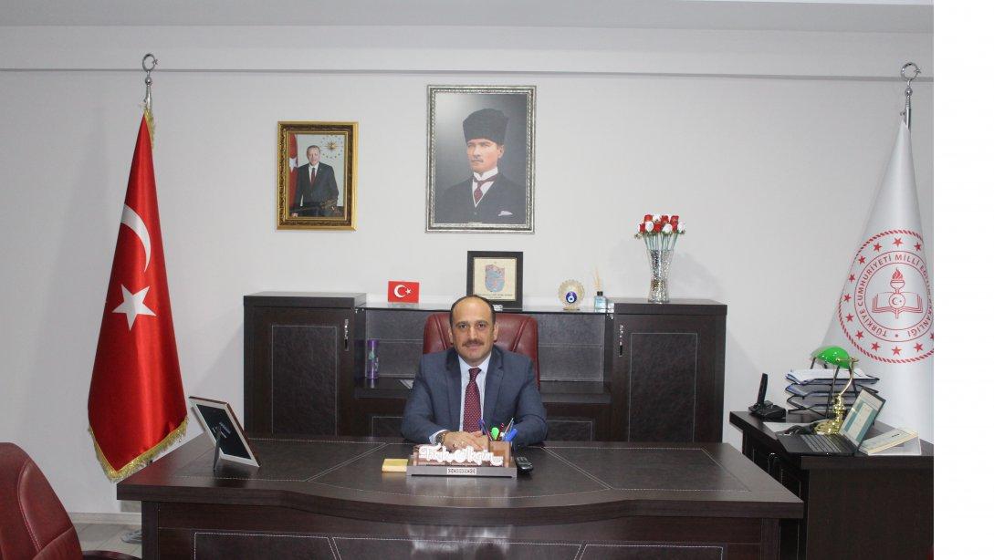 İlçe Milli Eğitim Müdürümüz Sayın Tarık AKGÜN' ün 10 Kasım Atatürk'ü Anma Günü Mesajı